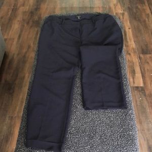 Talbots Size 22W Navy Dress Pants